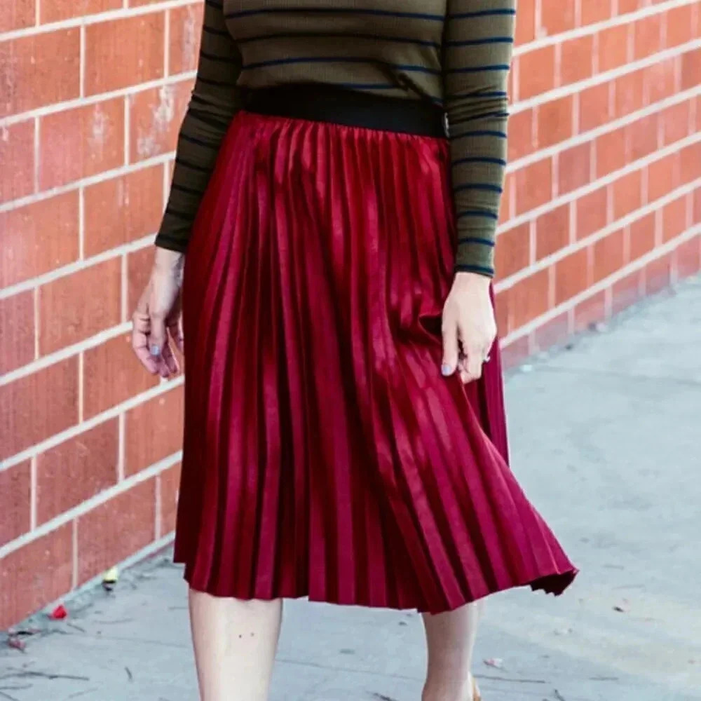 Lularoe Classic Jill Accordion Pleated Skirt Size XXS